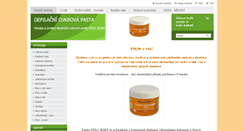 Desktop Screenshot of cukrova-pasta.eu